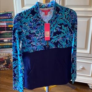 Lilly Pulitzer quarter zip! New with tags